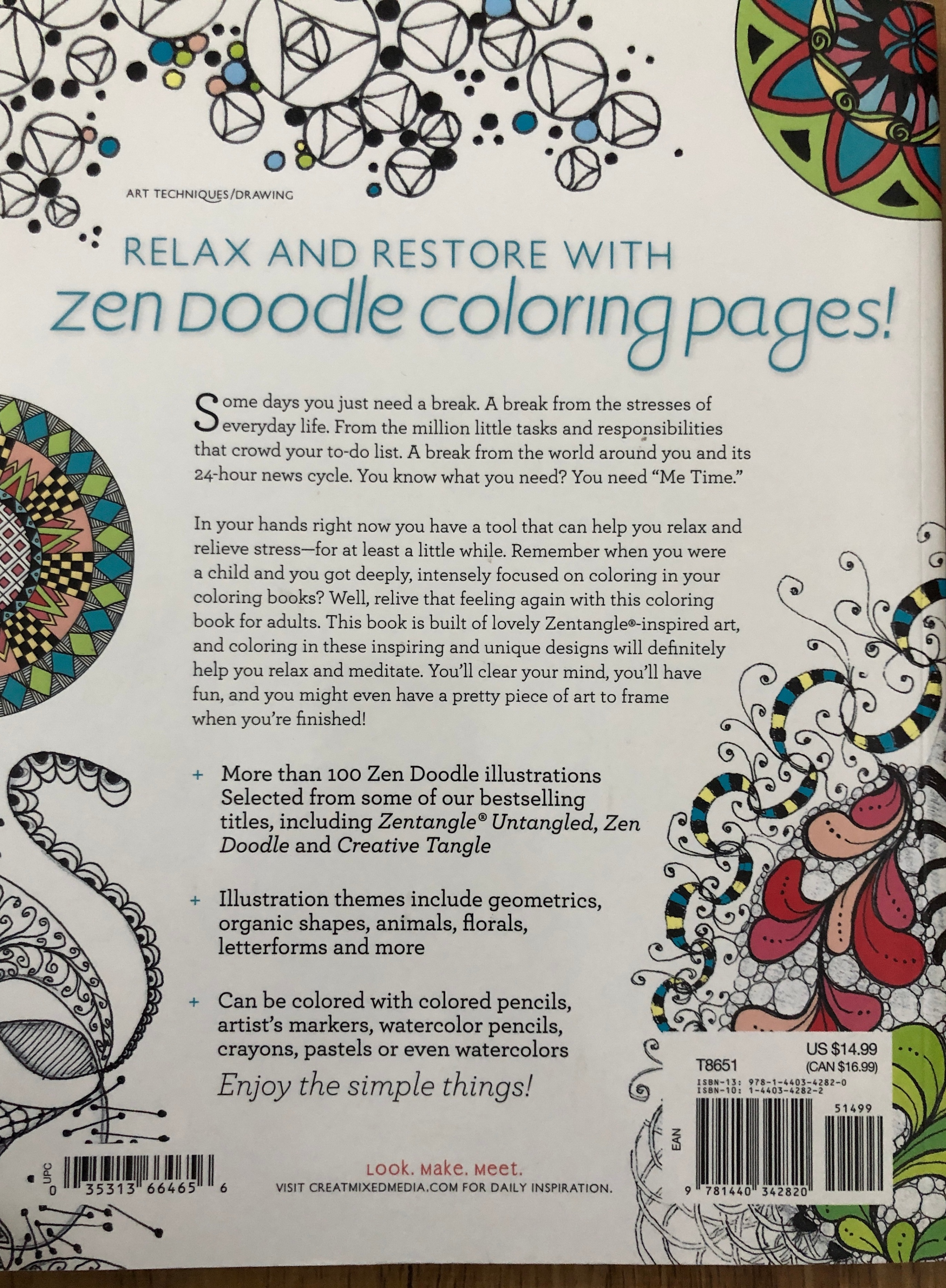$15 for 4 High-Quality Coloring Books (Watercolor Friendly) - photo 5