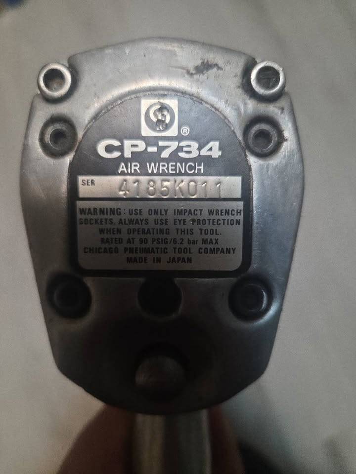 Chicago Pneumatic CP-734 Air Impact Wrench, Case & Sockets - photo 2