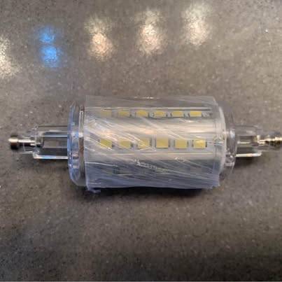 R7S LED Light Bulb 78mm – White, Brand New