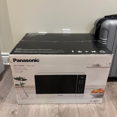 Panasonic Microwave NN-ST66KW - 1.2 Cu Ft, 1200W Inverter, White