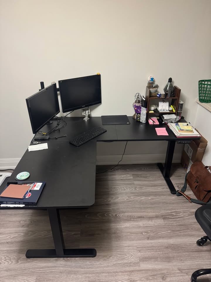 Electric Corner Standing Computer Desk - photo 2