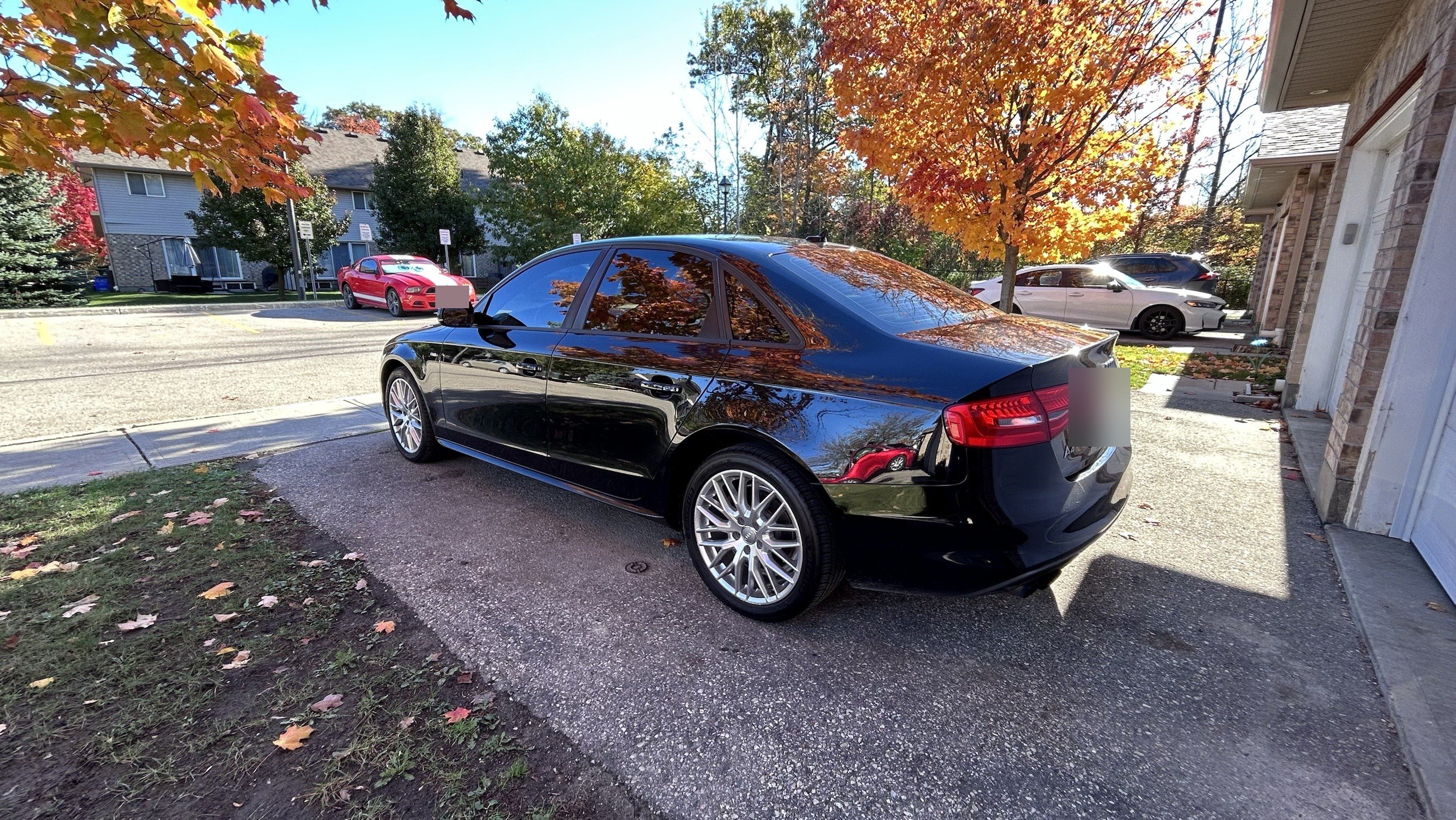 Black Audi A4 TFSI Quattro