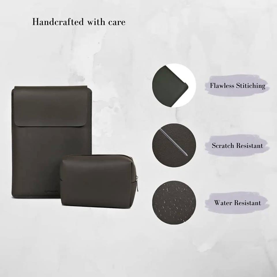 Laptop Sleeve and Accessory Pouch Set (New)