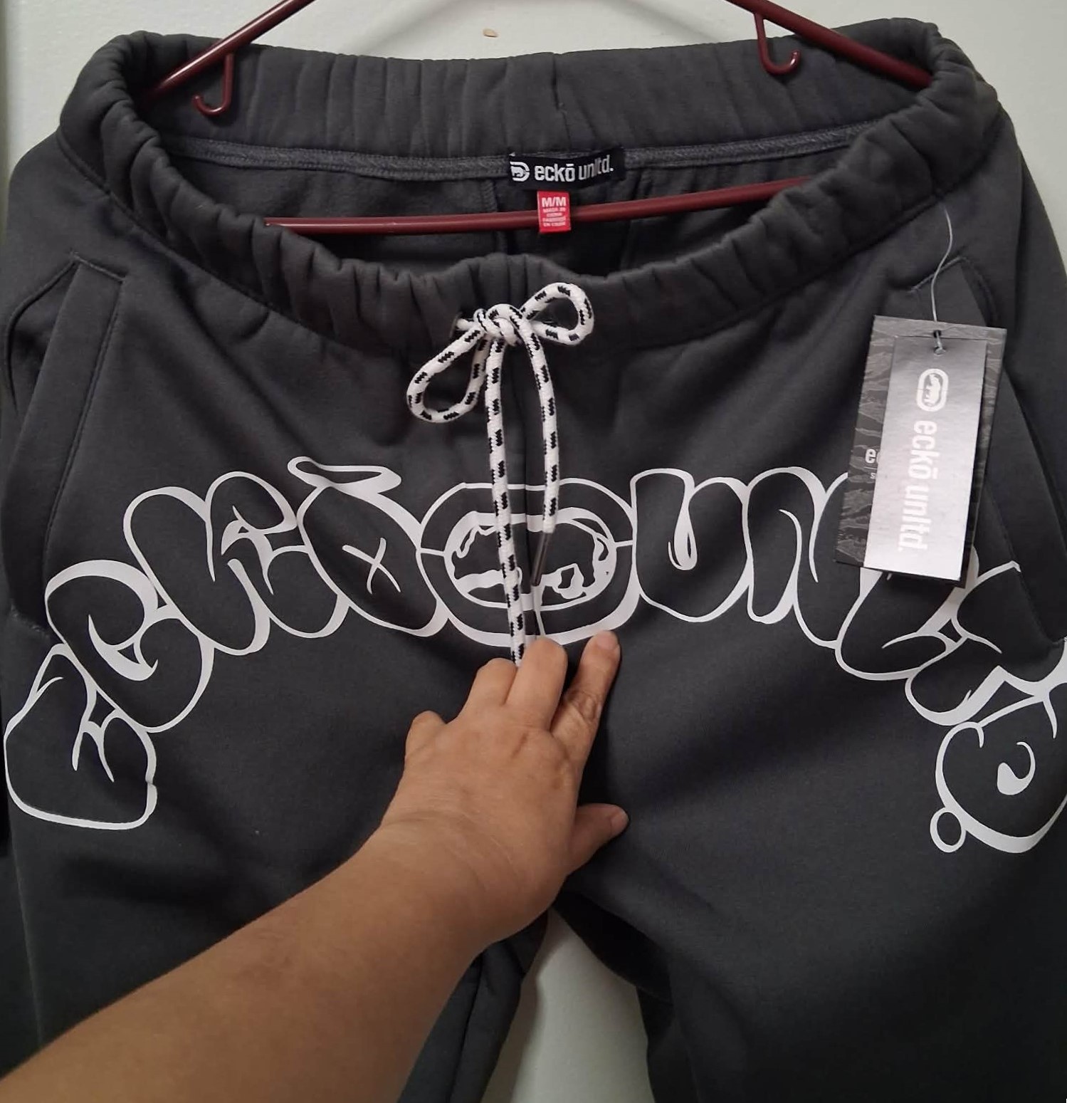 Gift for Him New Ecko Unltd Men's Graffiti Arch Logo Jogger NWT - photo 5