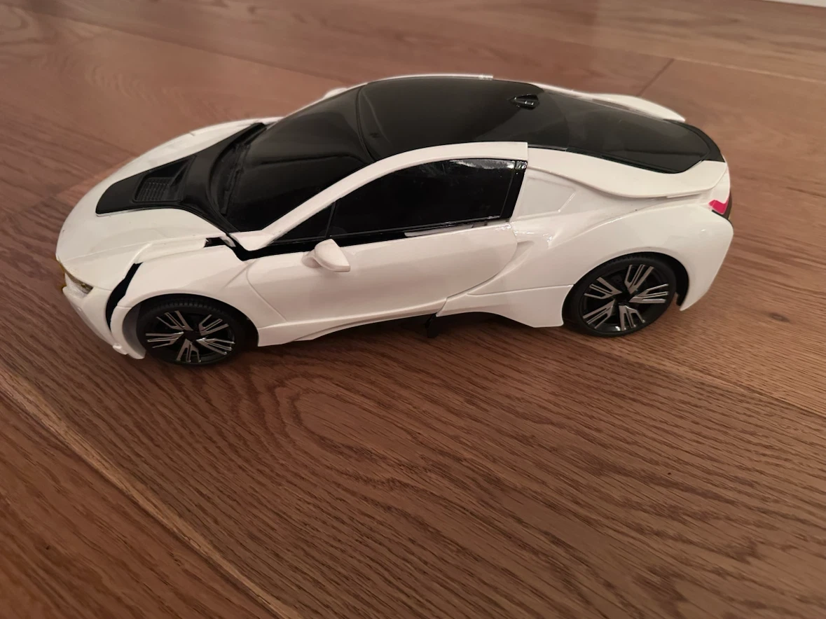 White Remote transformer Control Robot Car - photo 2