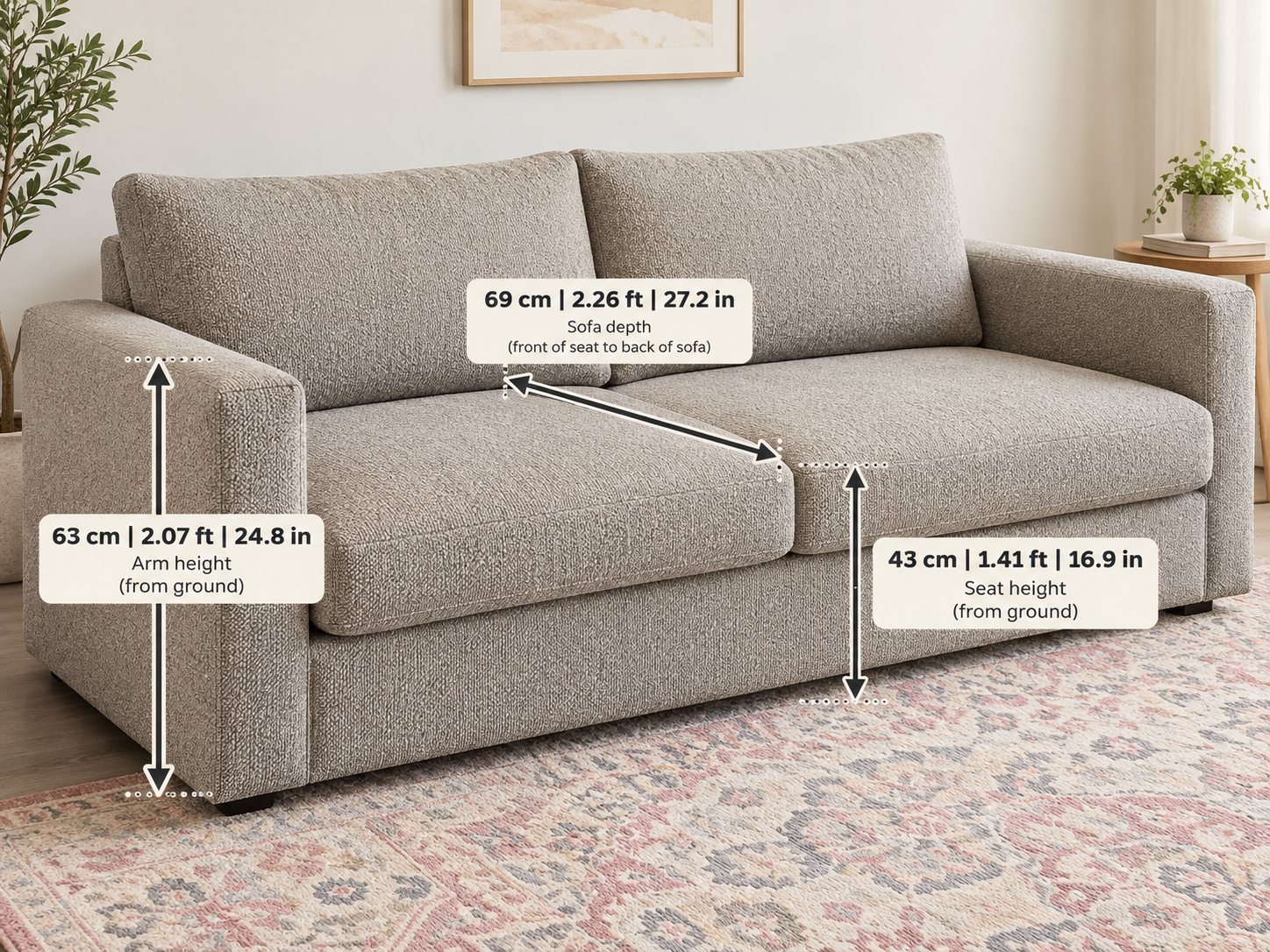 Like-New Queen Sofa Bed with Storage – Purchased Aug 2026 - photo 4