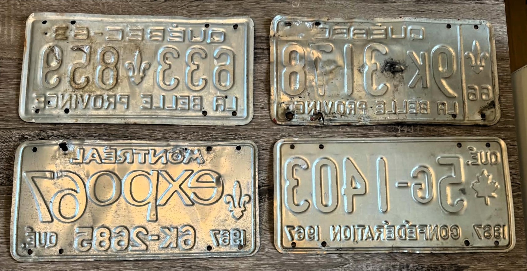 Old License Plates / Vieilles Plaques d'autos - photo 2