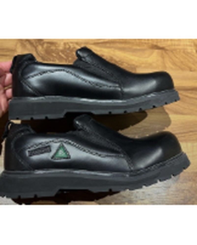 DAKOTA Men's Steel Toe Slip On Safety Work Shoes Size 10 Black - photo 2