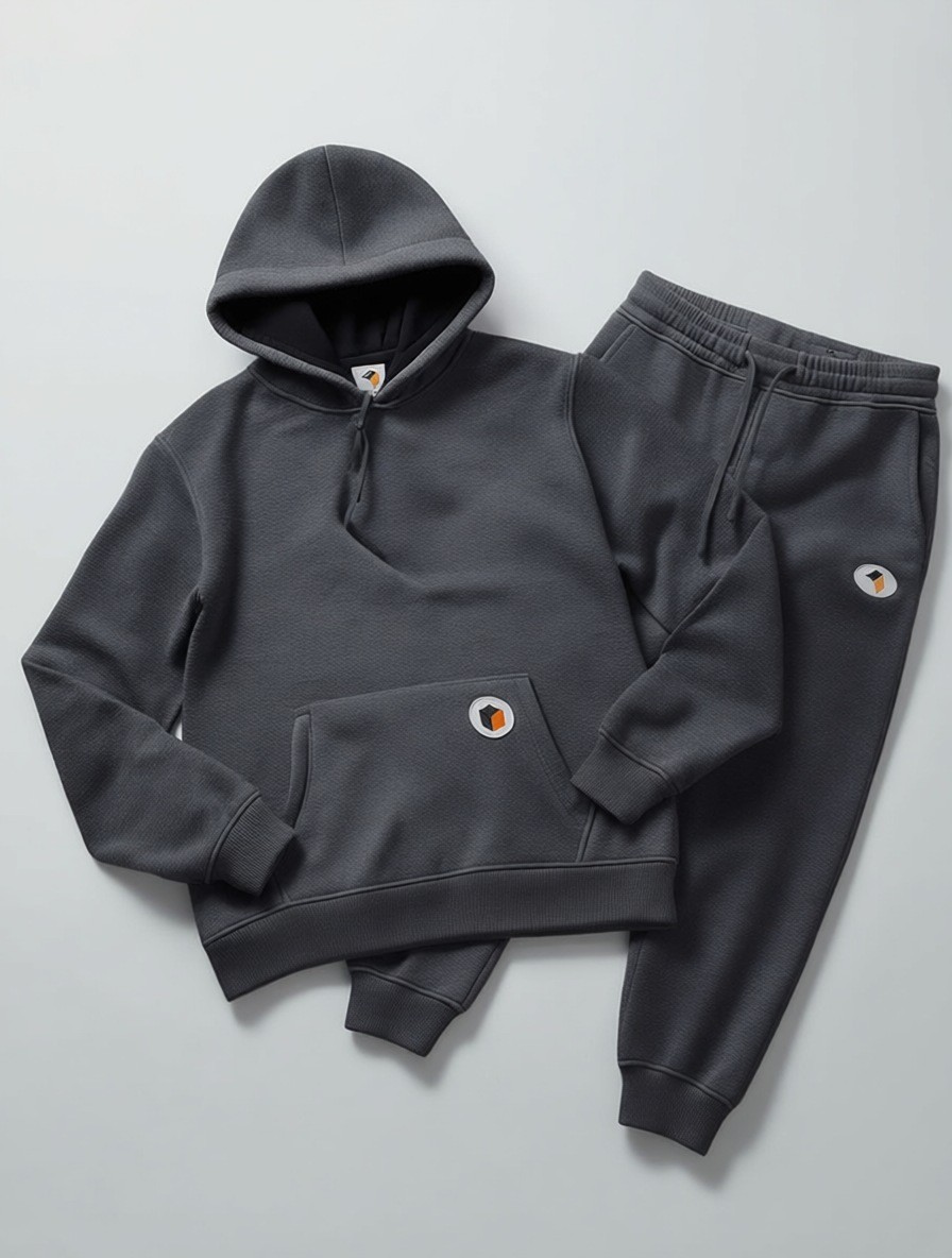 Unisex Fleece Hoodie and Sweatpants Matching Set - photo 5