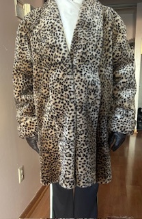 Reduced! Monterey Faux Fur Leopard Print Coat - XL - photo 3