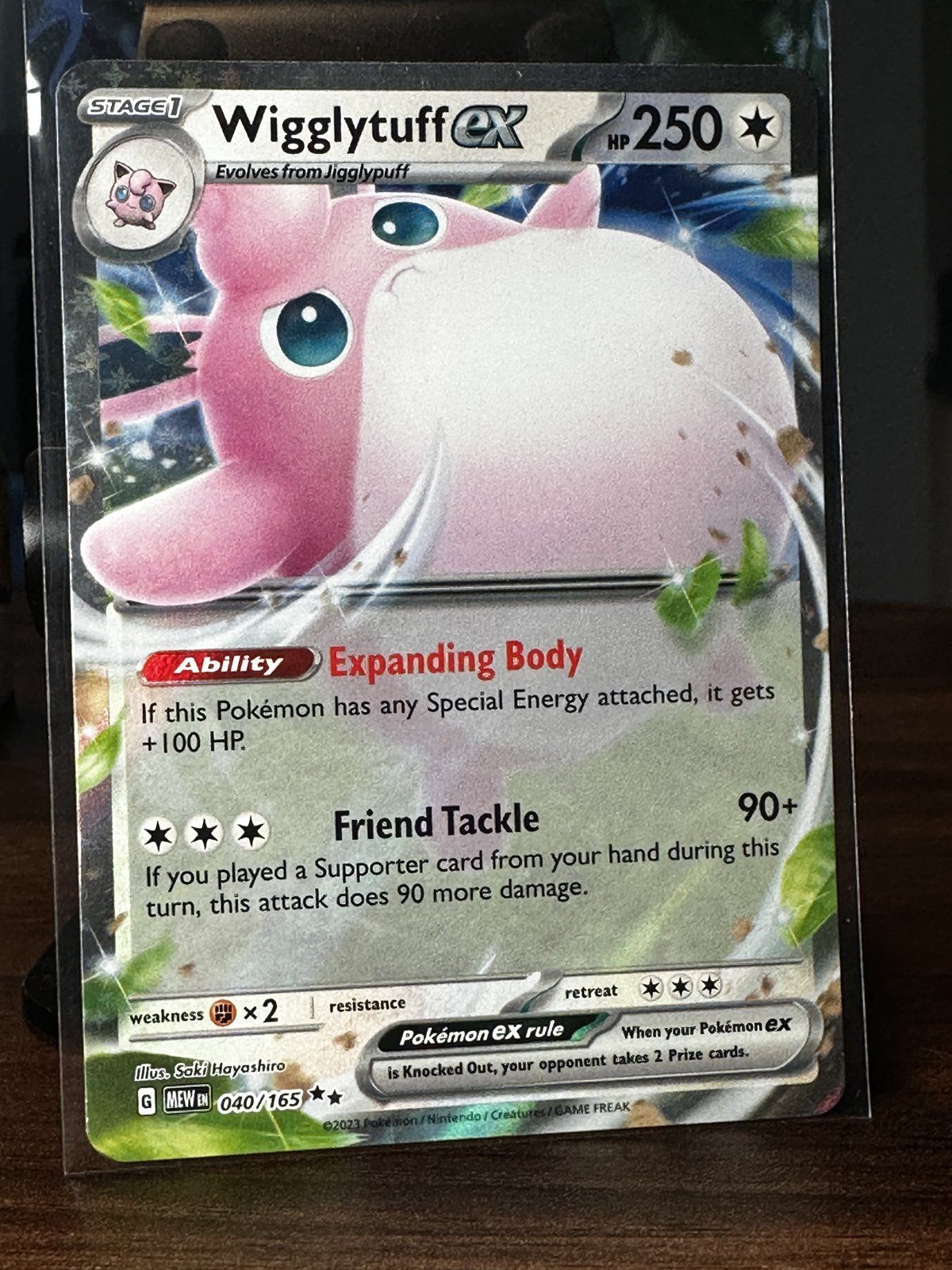 Wigglytuff ex 040/165 - Pokemon 151