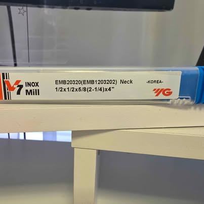YG-1 V7 Mill INOX EMB20320 1/2" 4-Flute End Mill
