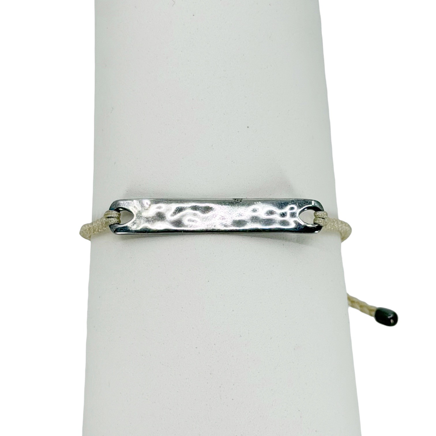 Monica Vinader sterling silver cord My Faith adjustable bracelet - photo 3