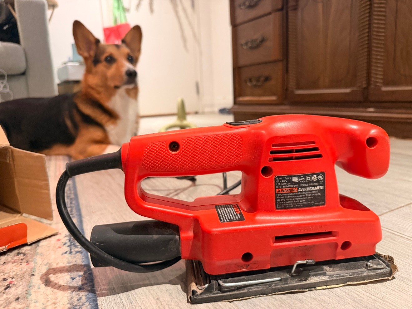 Black & Decker FS350 1/3 Sheet Finishing Sander — Variable Speed - photo 2