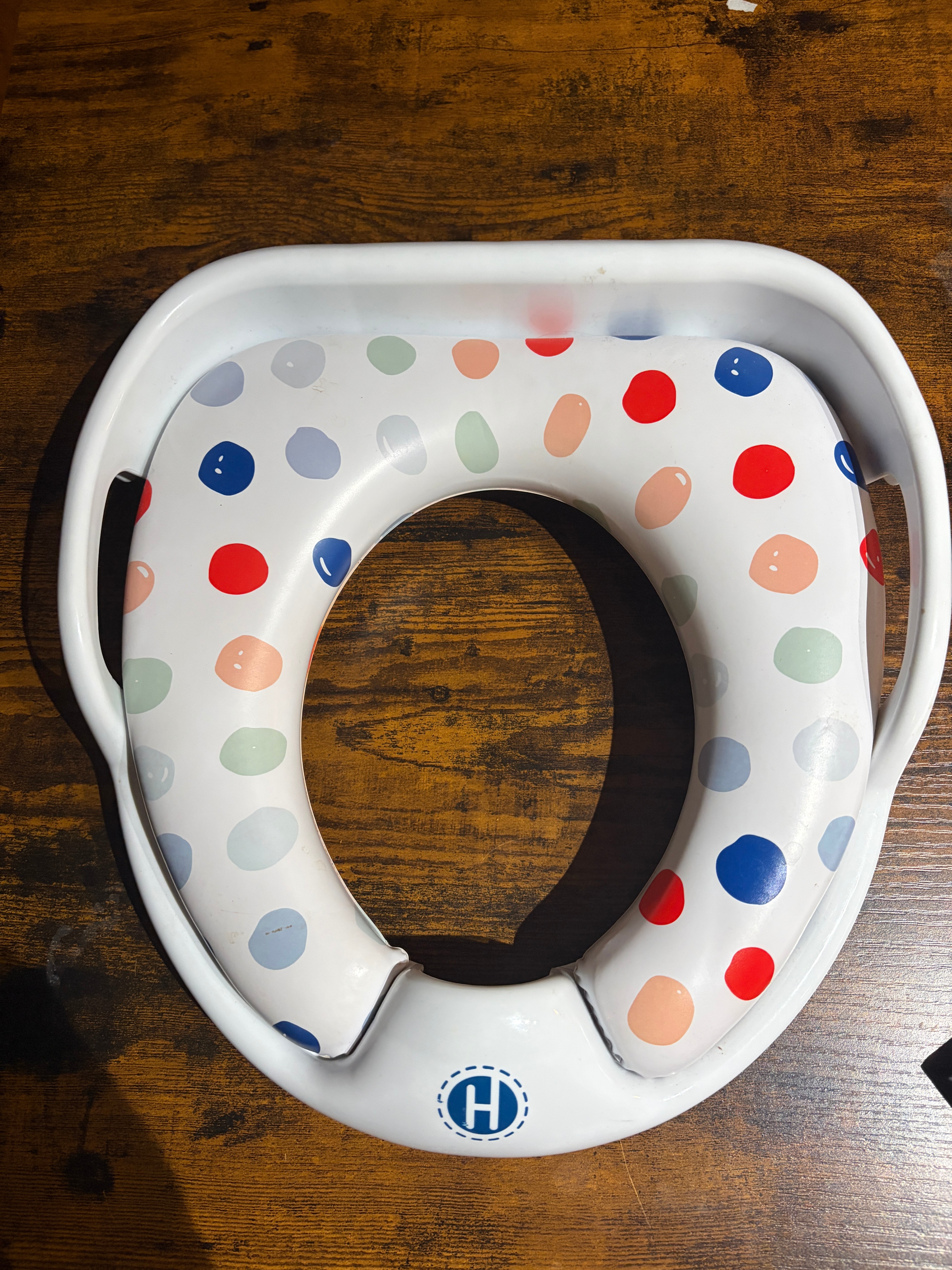 H-Brand Polka Dot Toddler Toilet Training Seat