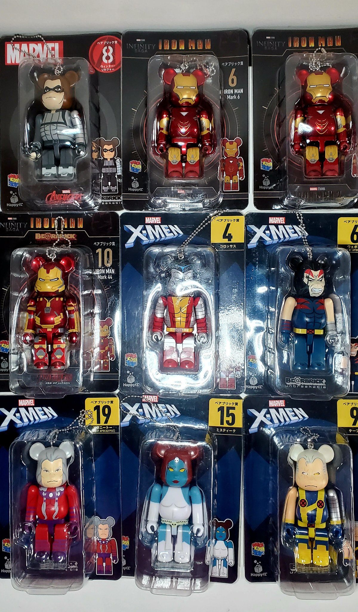 $15 MARVEL KEYCHAIN Bearbrick 100% (Avengers / Iron Man / X-Men) - photo 2