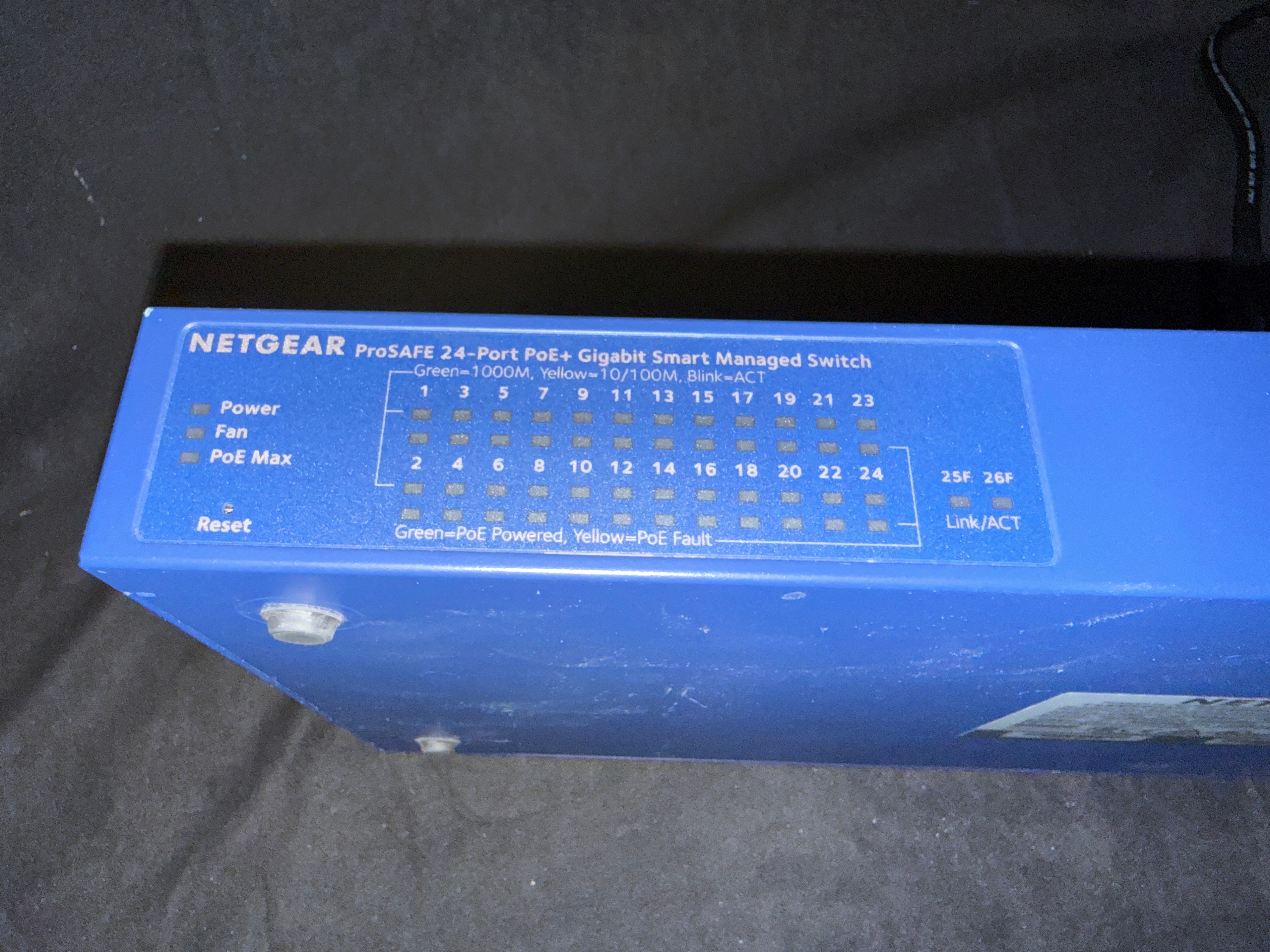 USED - Netgear ProSAFE PoE  Network Switch - photo 2