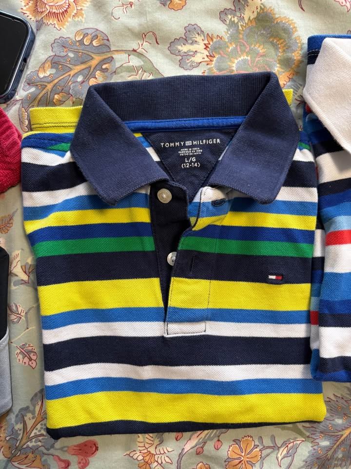 Tommy Hilfiger Polo Shirt Kids L Size 12-14 yrs -USED - photo 2