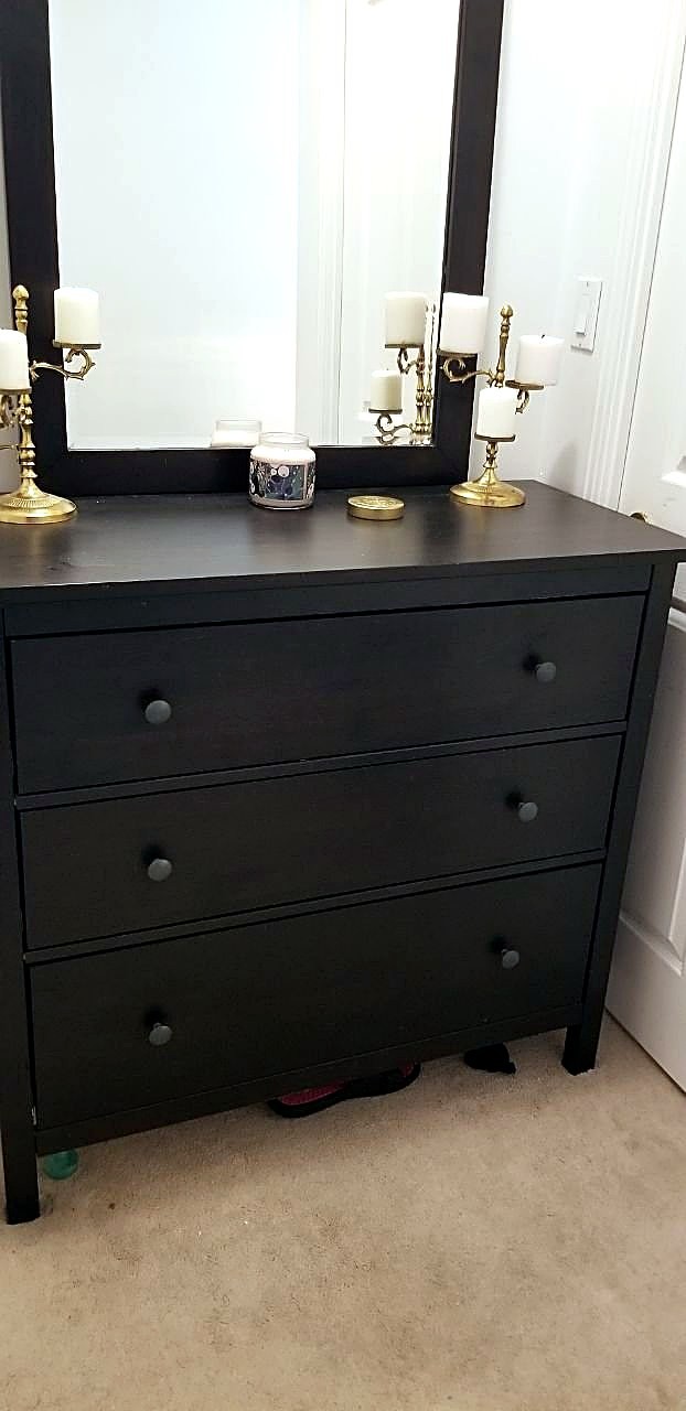 Ikea 3-Drawer Chest or Dresser Black-Brown - photo 3
