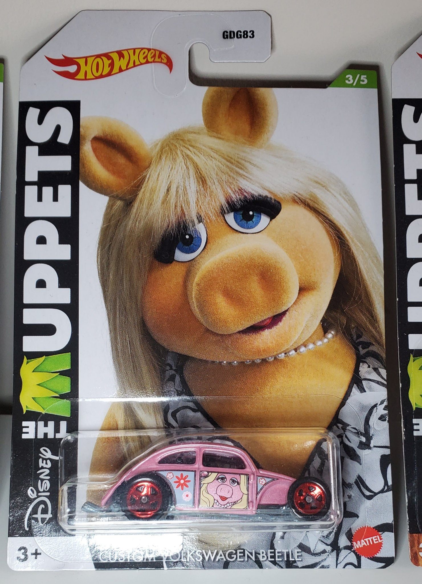 Hot Wheels Muppets Complete 5-Car Set - New on Card - photo 4
