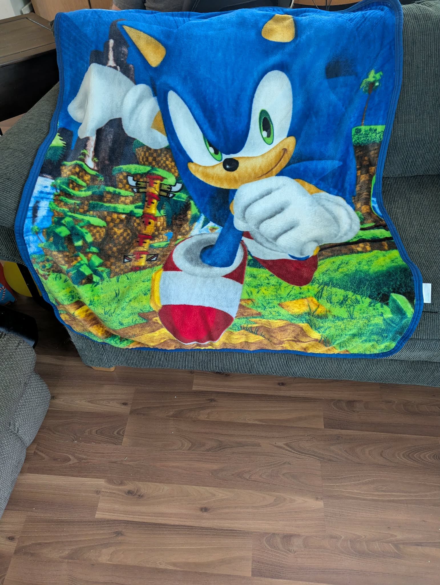 Sonic the Hedgehog Fleece Throw Blanket