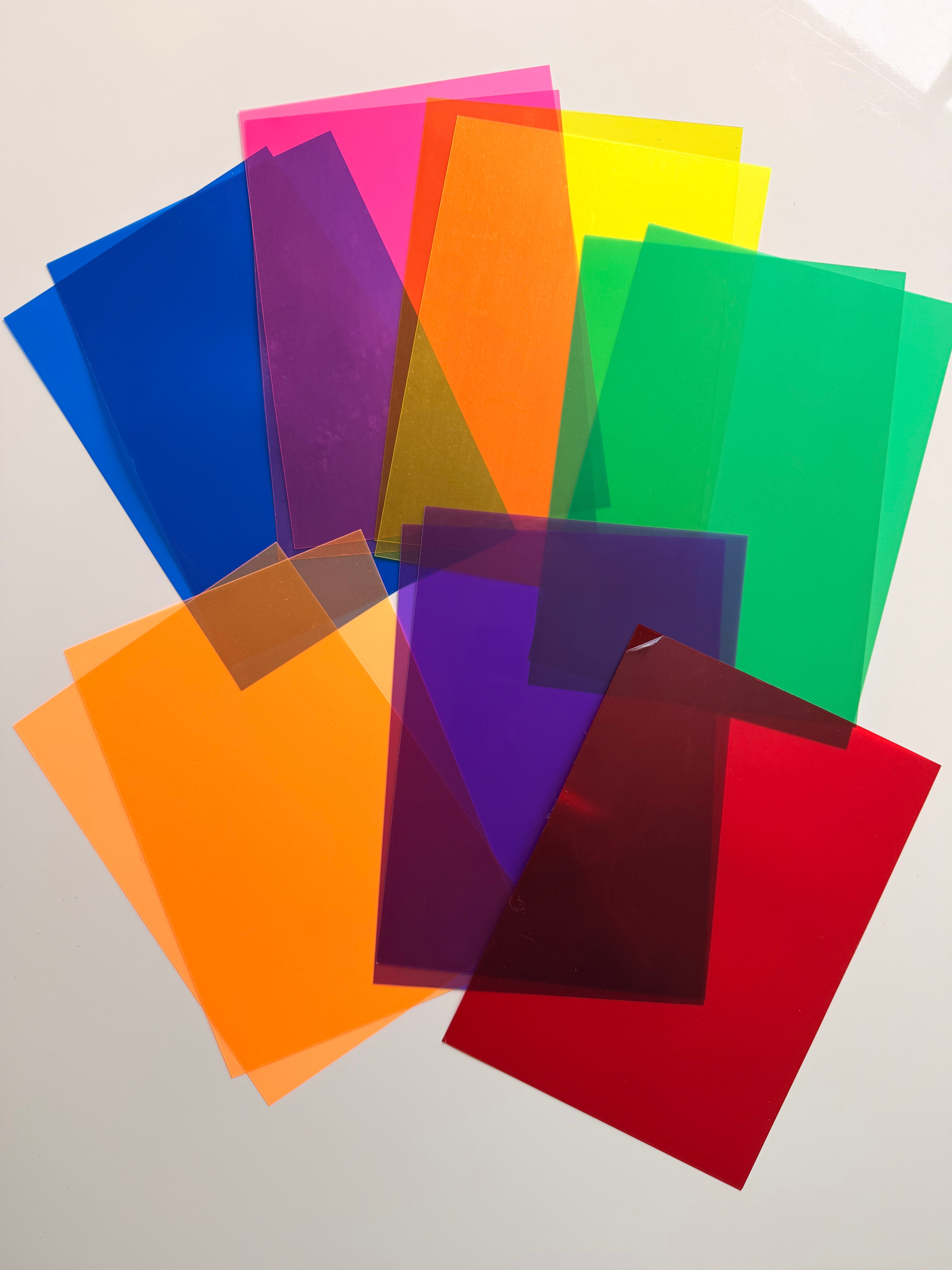 14 Pcs Lighting Gel Filters for Photo Video Lights (7 Colours) - photo 2