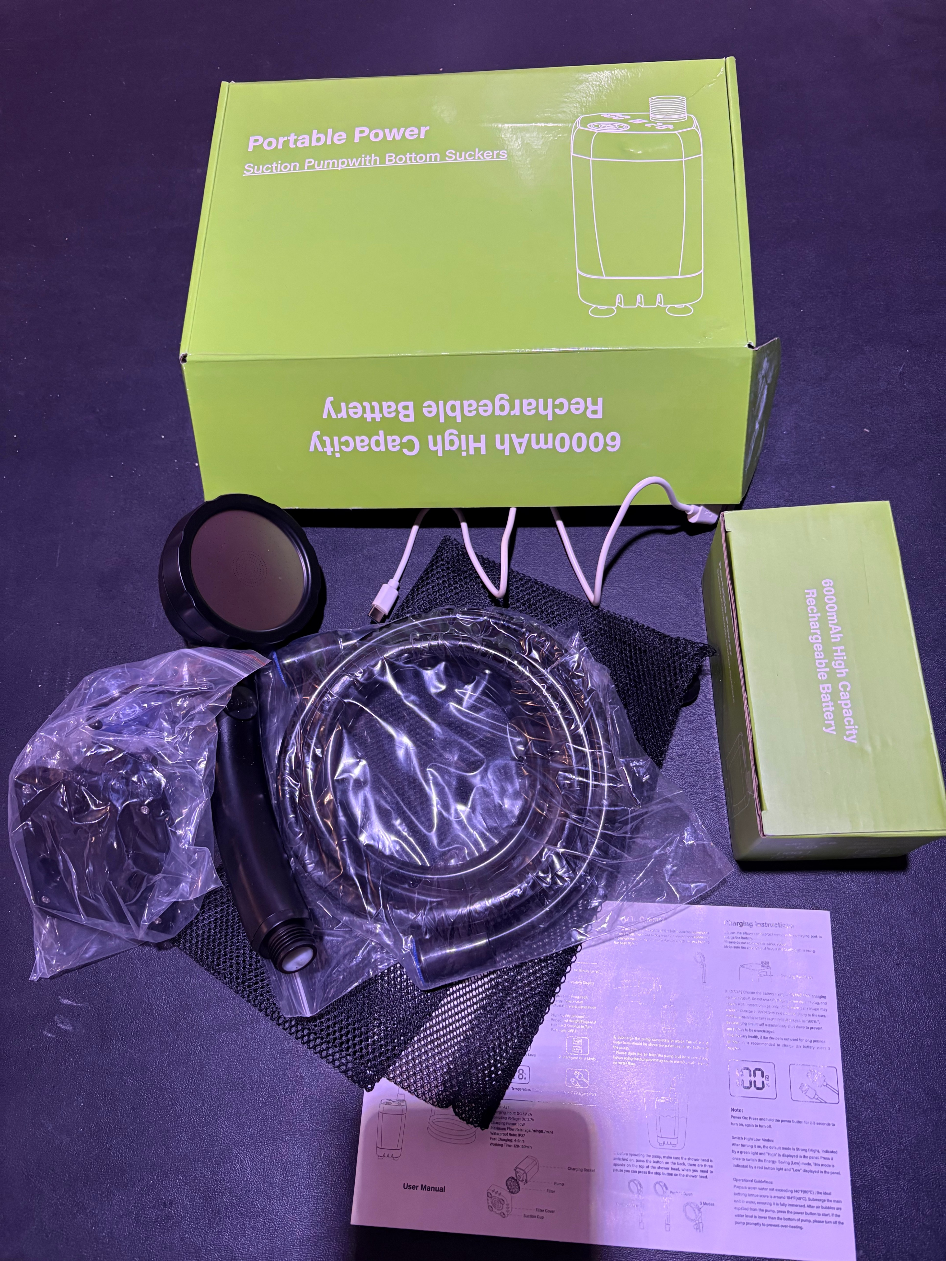 Portable Rechargeable Camping Shower 2 of them - photo 5