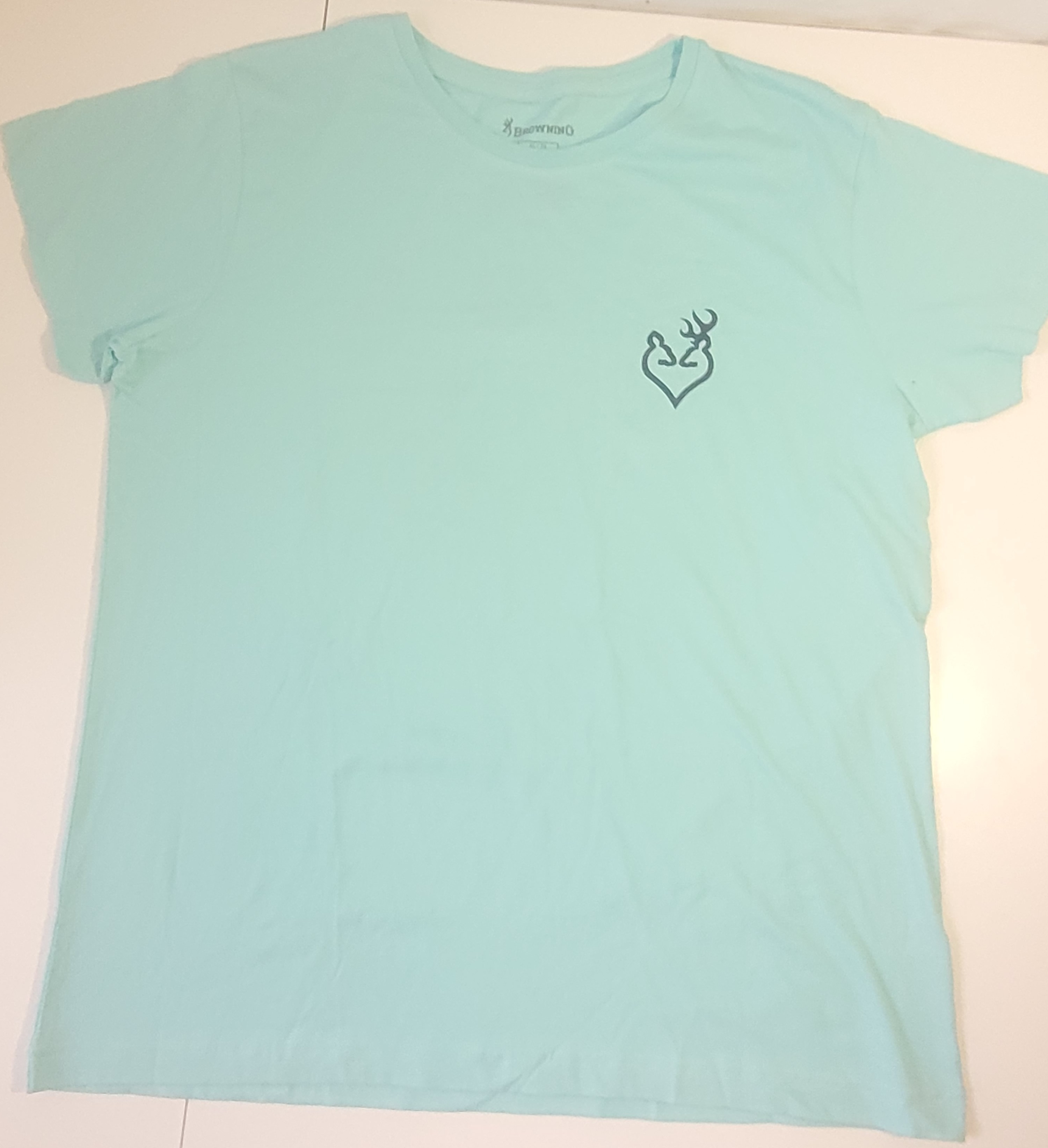 Browning Adventure Mint Green Graphic T-Shirt XL New With Tags