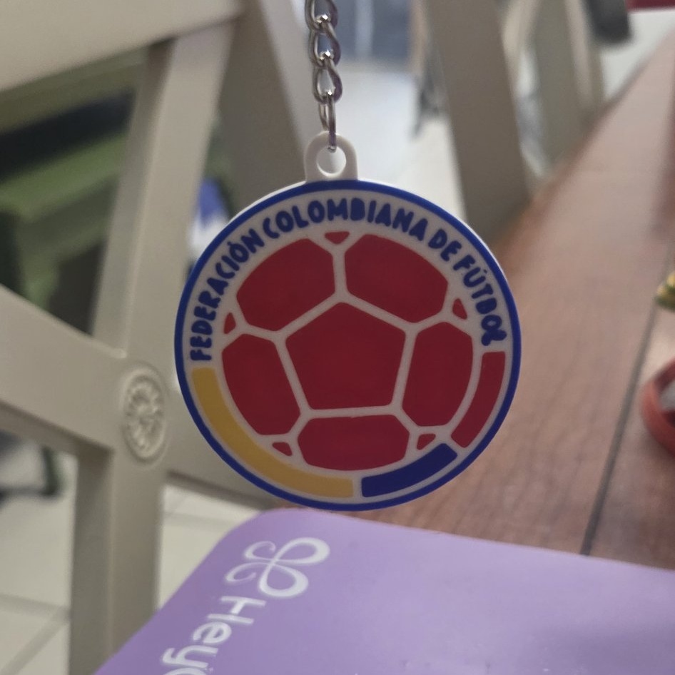 Llavero Federación Colombiana de Fútbol - Impreso en 3D