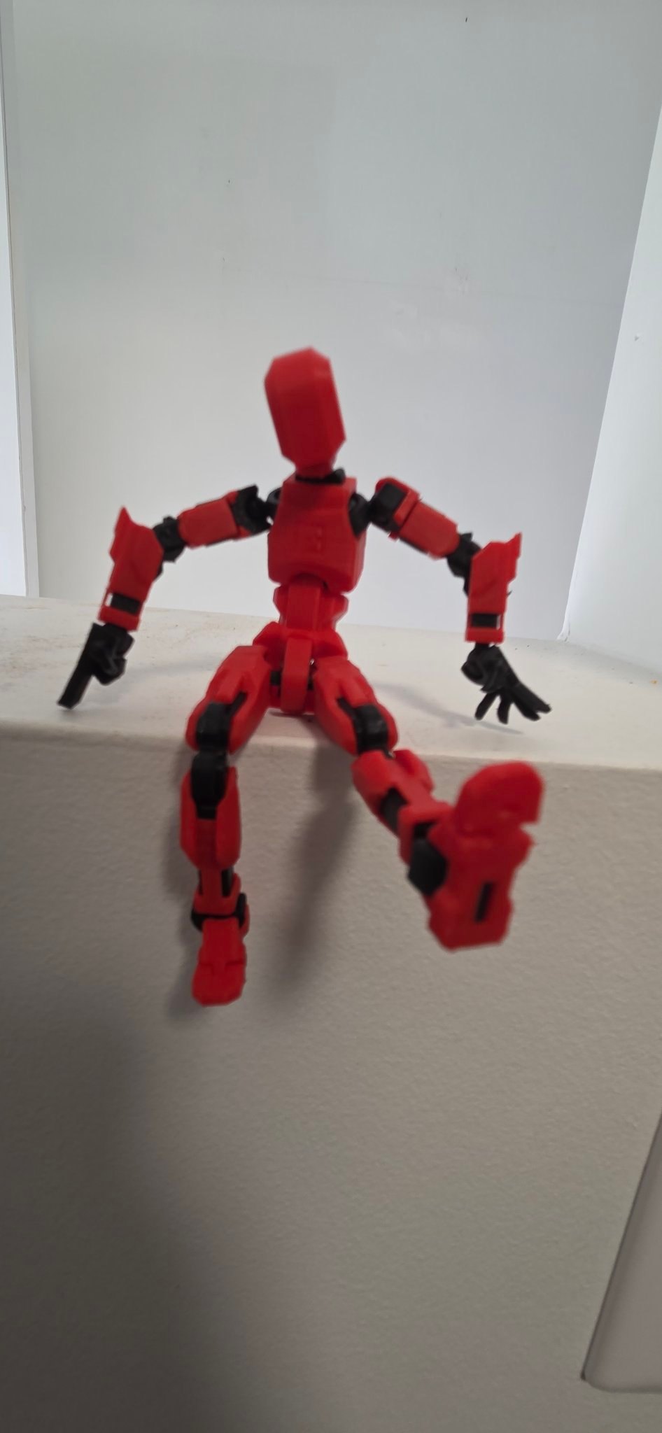Dummy 13 Articulated Action Figure - 3D Printed (Red & Black) - photo 4