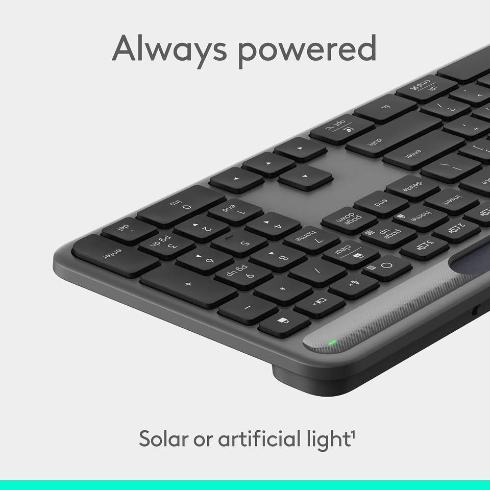 Logitech K980 Wireless Bluetooth Keyboard – Multi-Device, - photo 3