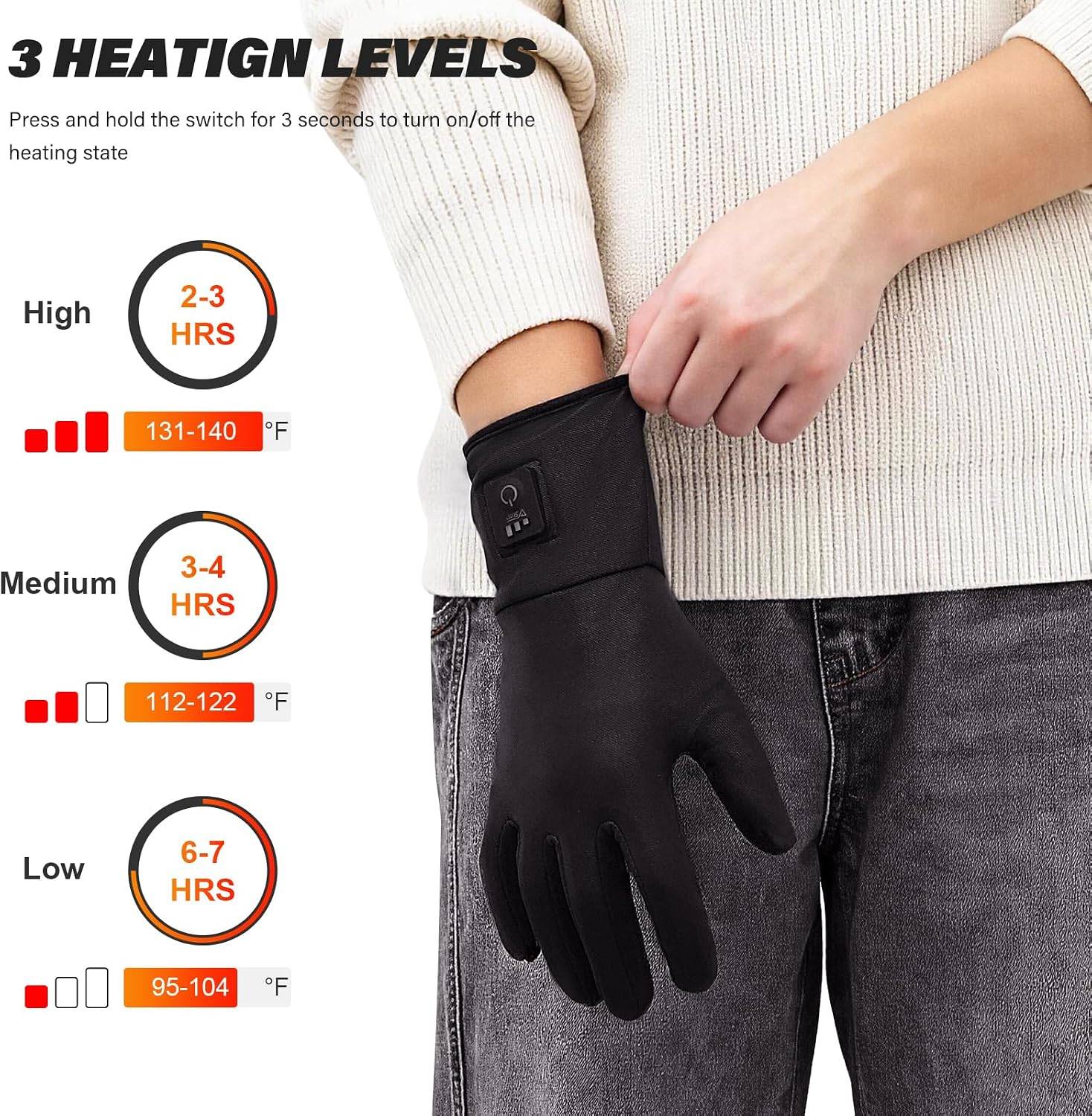 Rechargeable Battery Powered Heated Gloves - photo 5