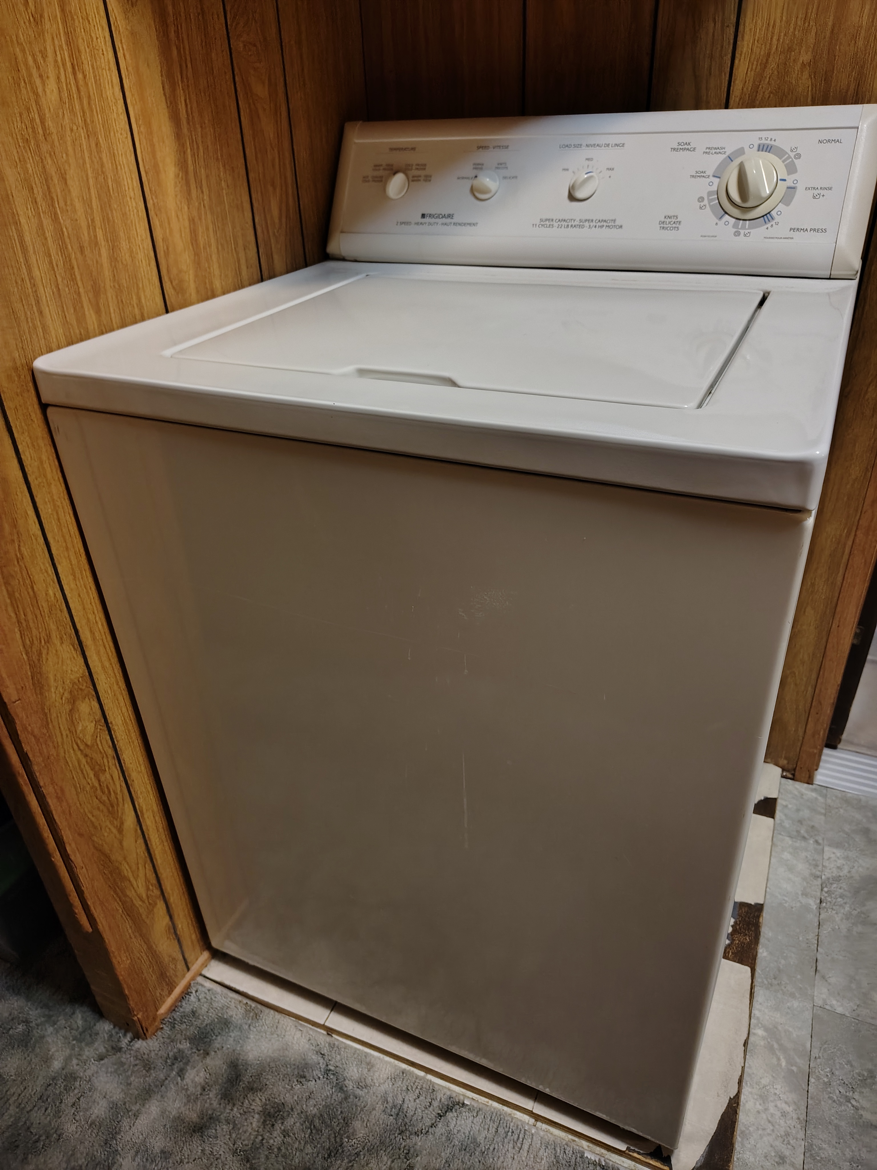 Frigidaire 2 Speed Heavy Duty Top Load Washing Machine
