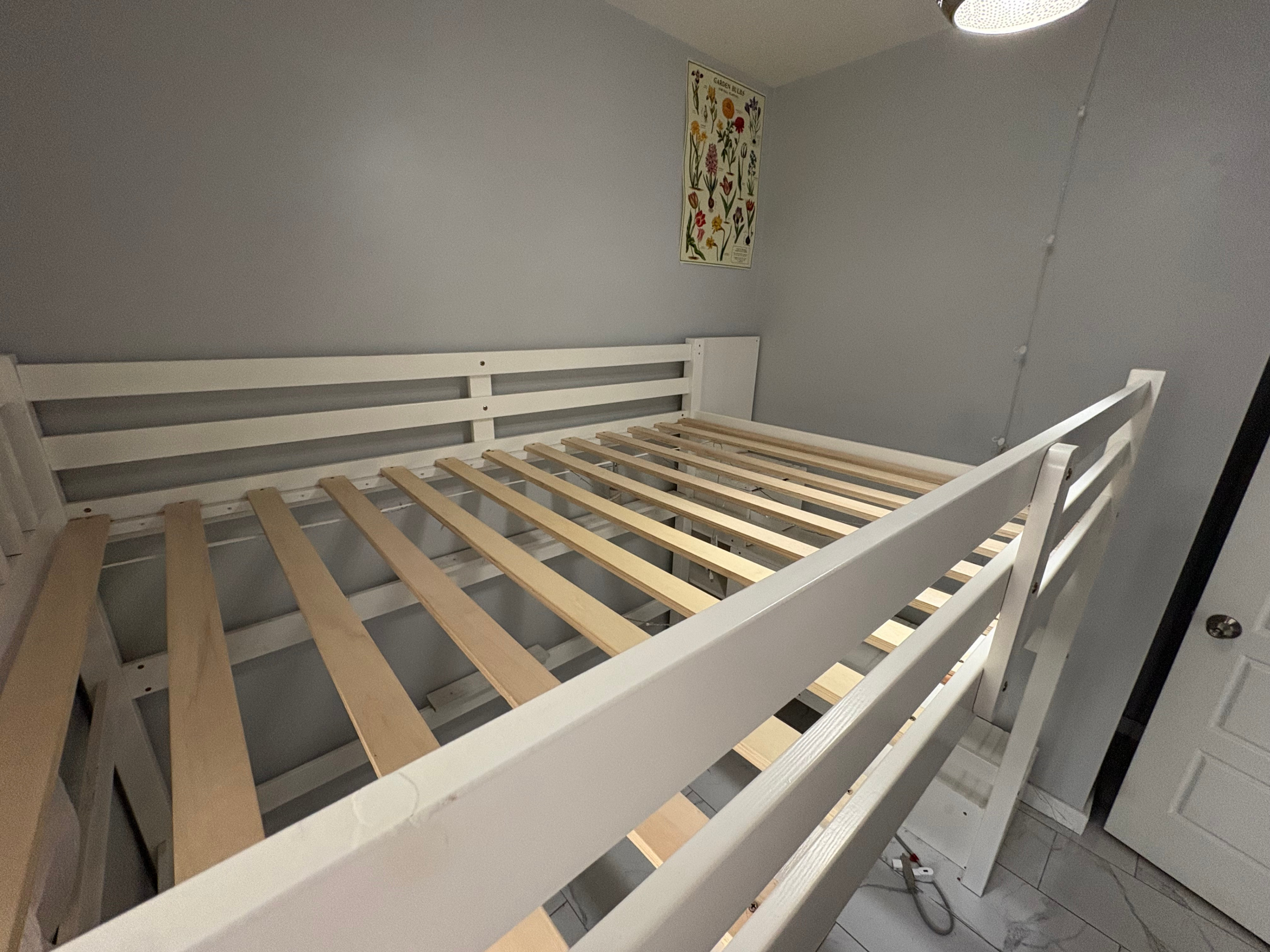 Double Loft Bed Frame with Stairs - Scanica - photo 3