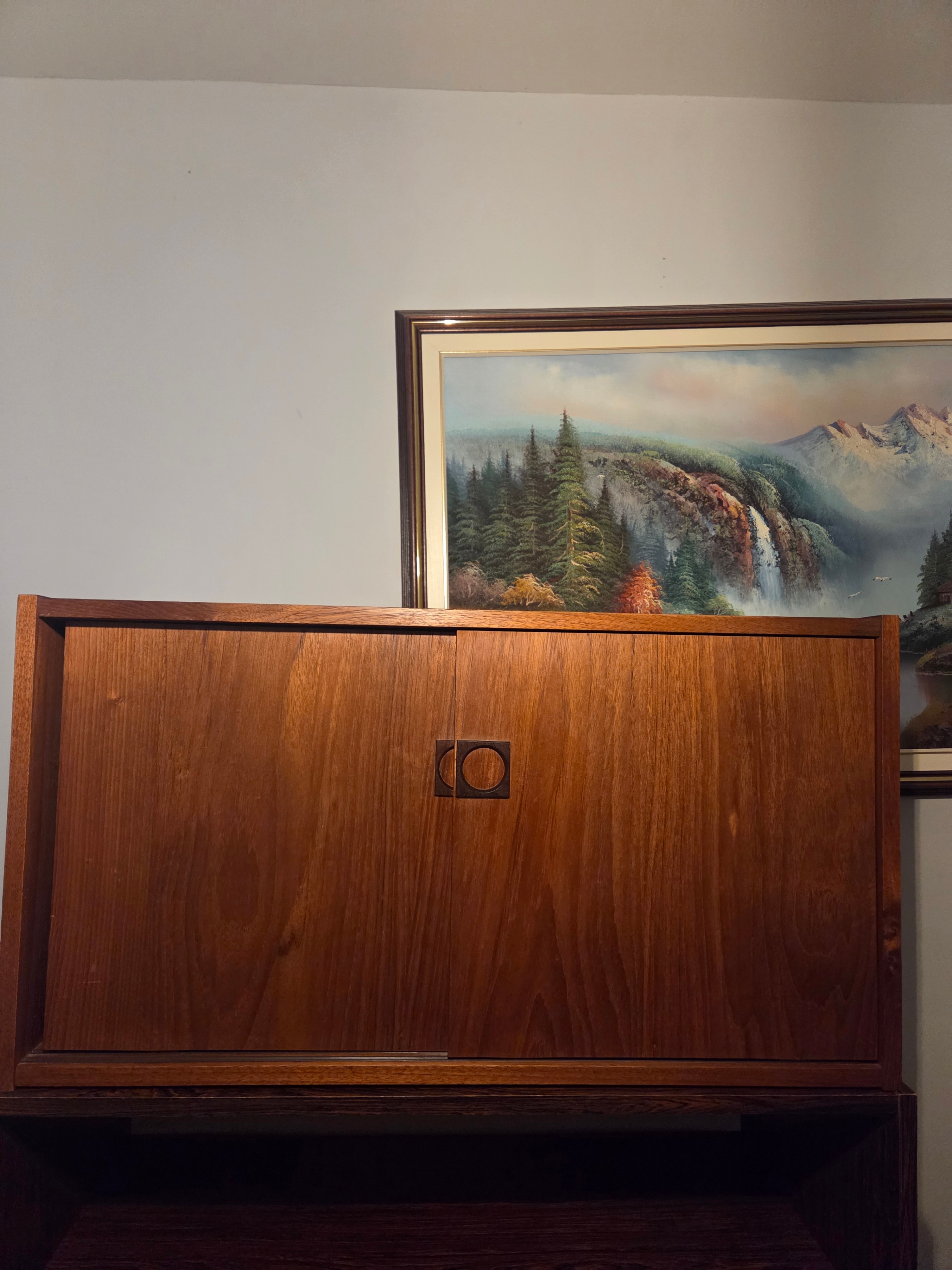 Authentic MCM Danish Teak PS System Cabinet by Preben Sørensen