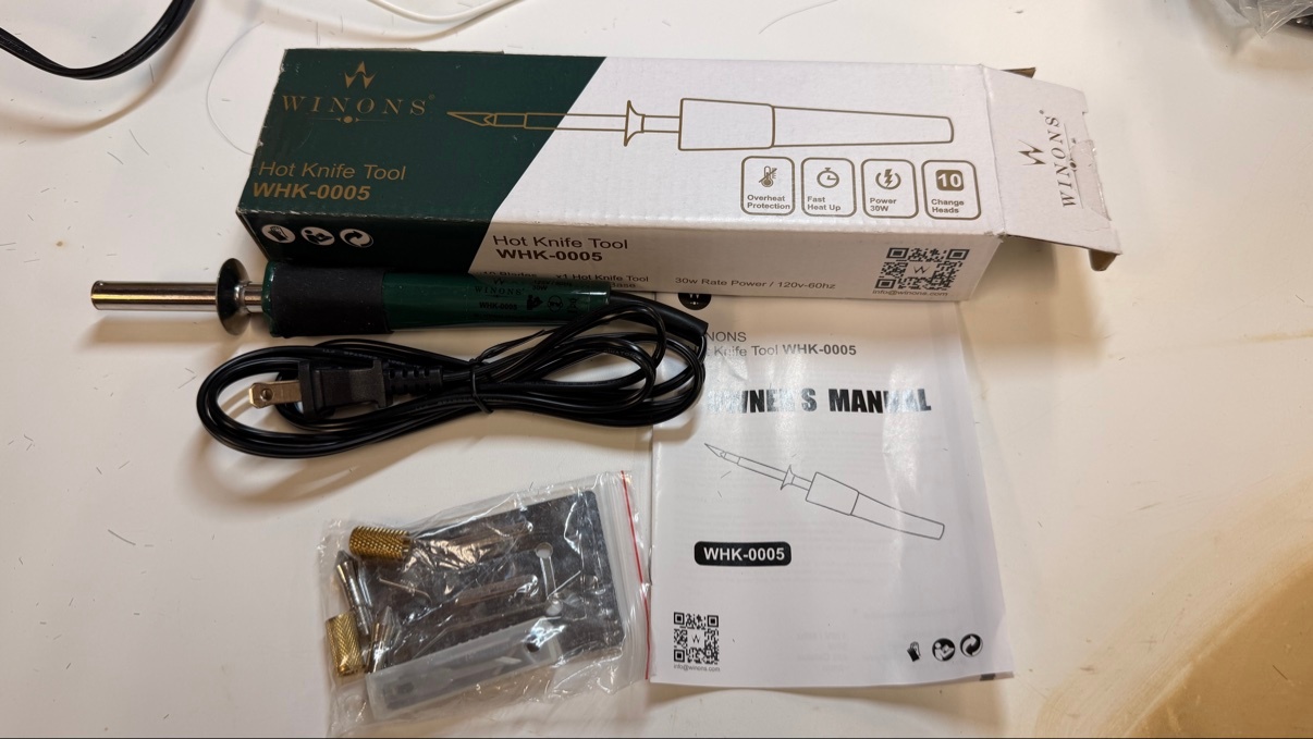 WINONS Hot Knife Tool WHK-0005 - Brand New (30W, 10 Blades)