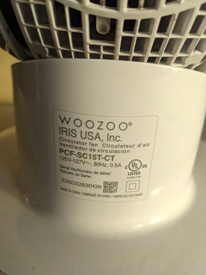 IRIS Woozoo Globe Multi-Directional 5-Speed Oscillating Fan - photo 3