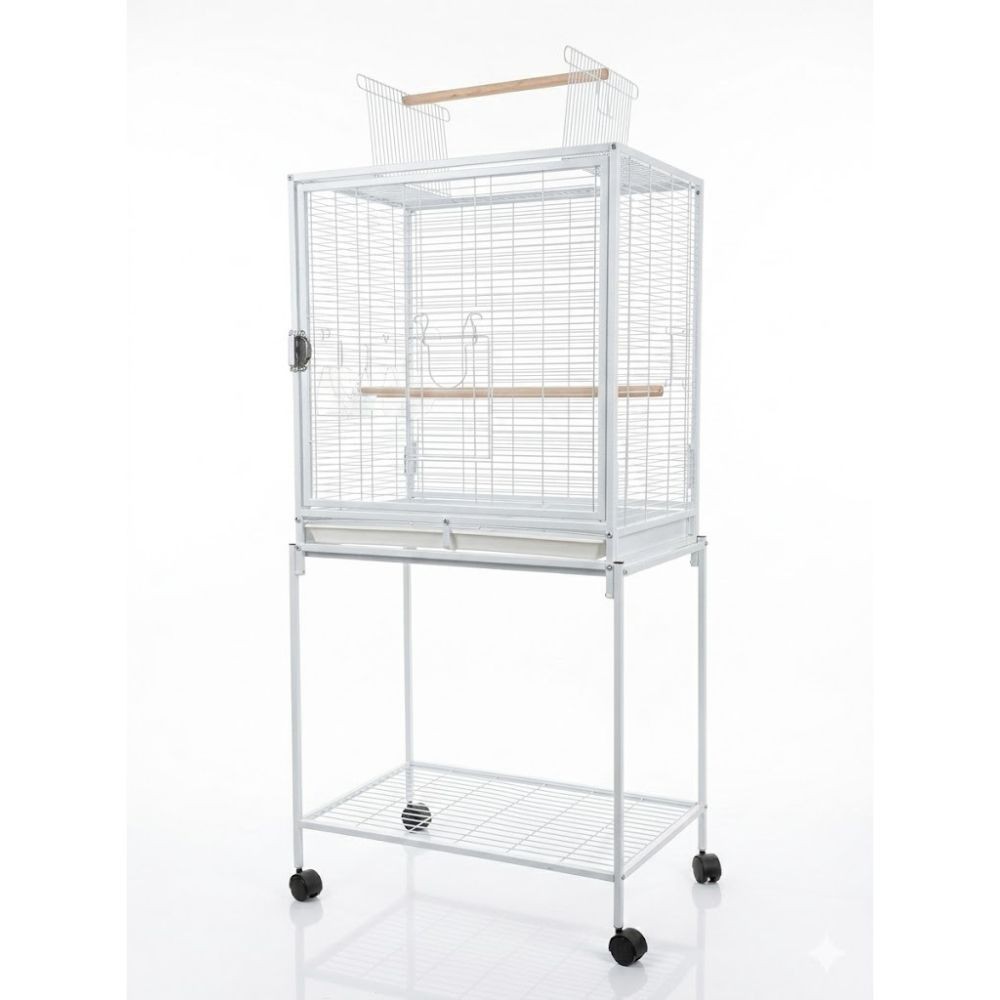 24X16" Open Top Parrot Cage with Rolling Stand
