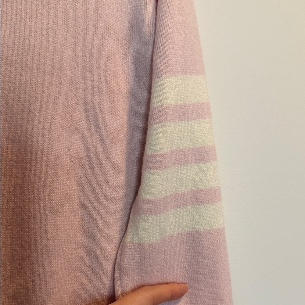 Thom Browne Light Pink Cashmere Sweater - photo 5