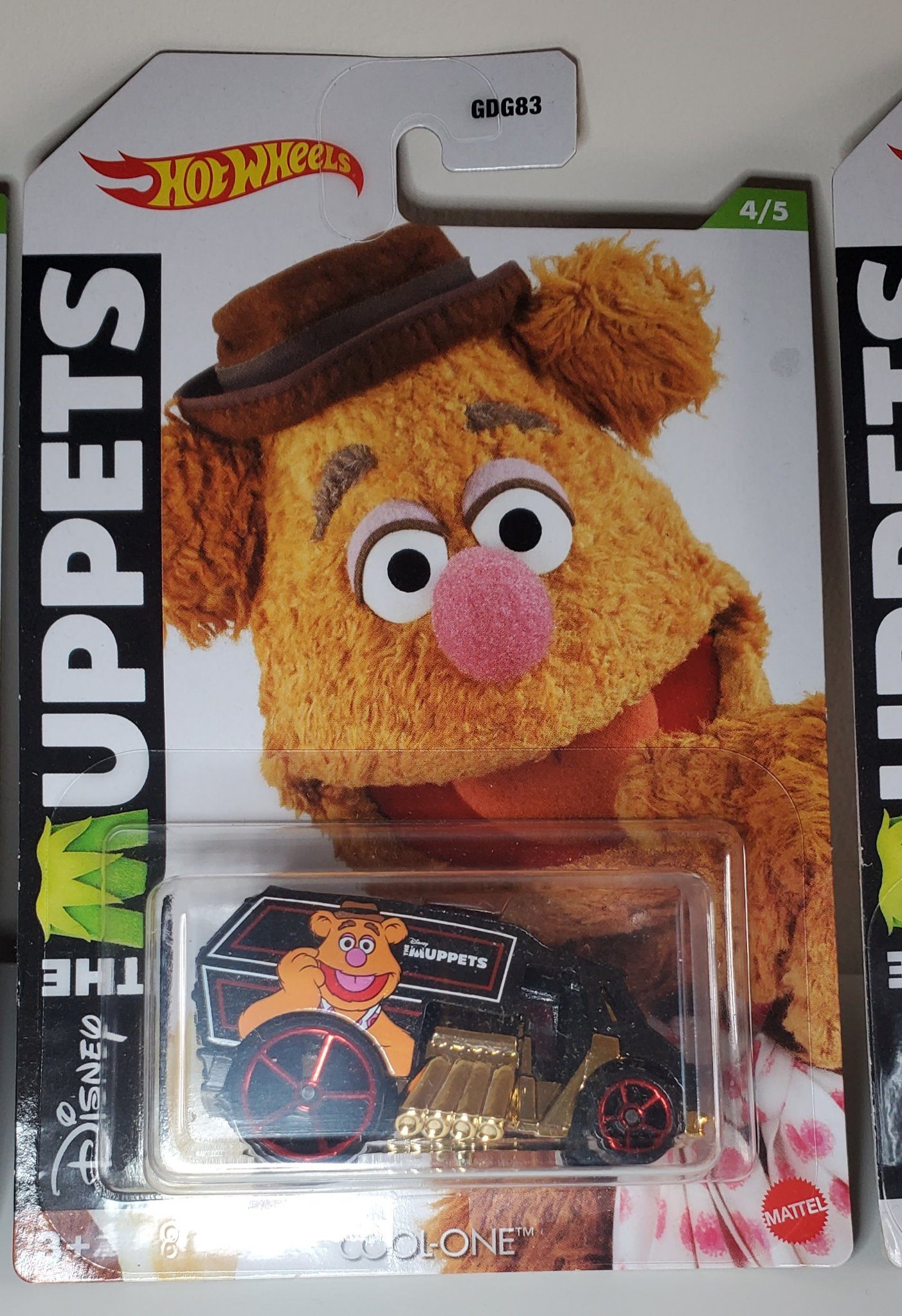 Hot Wheels Muppets Complete 5-Car Set - New on Card - photo 5