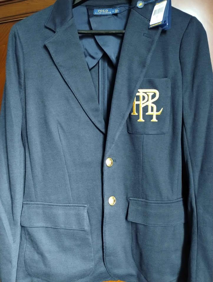 New Polo Ralph Lauren Navy Blazer Size 8 - photo 3