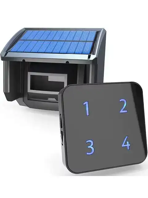 400 Meters Solar Wireless Alarm Weather Resistant Motion Sensor