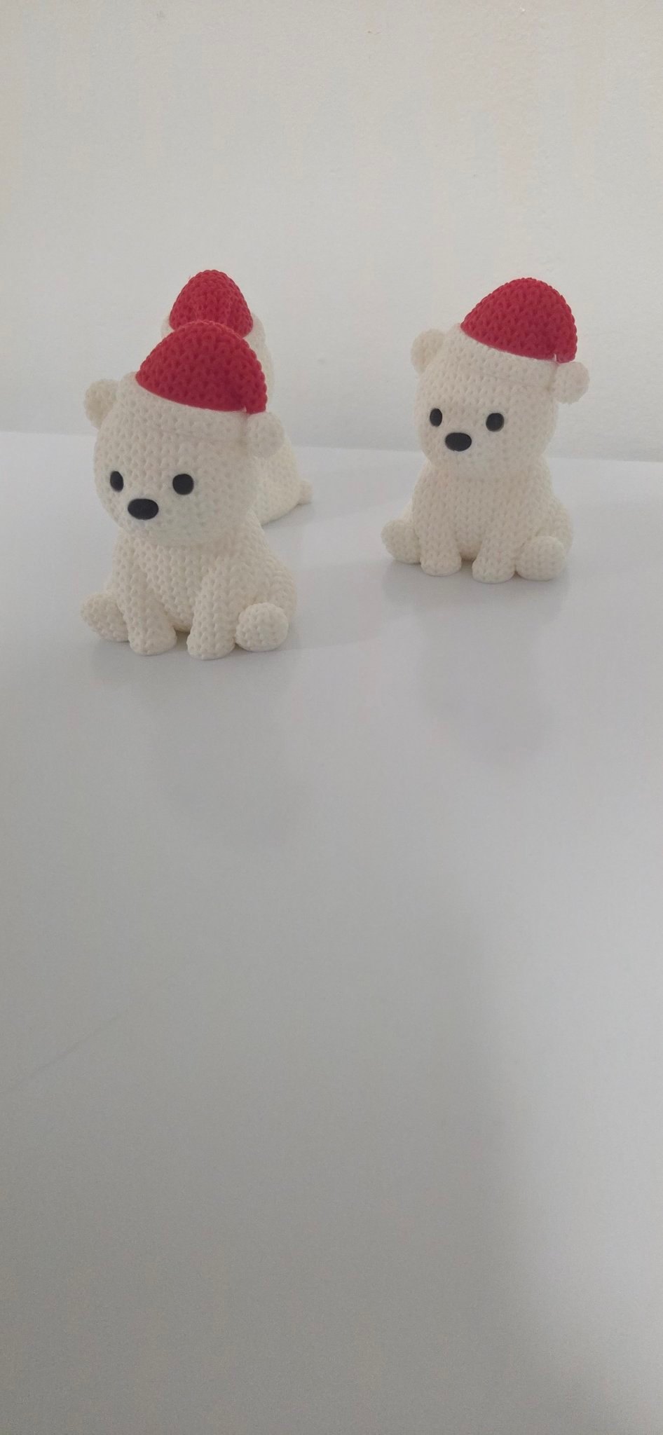 Knitted Polar Bear — 3D Printed Christmas Decor · $10 - photo 2