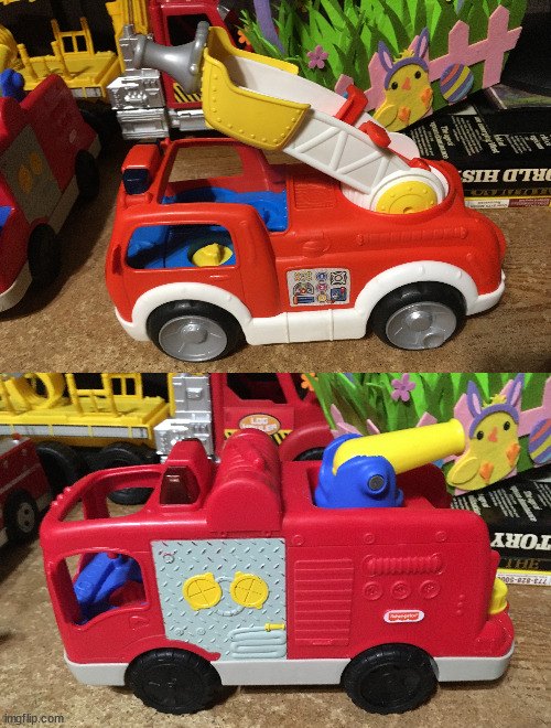 LOT OF KIDS TOYS FIRE TRUCKS CAMPER SPIDERMAN MOTORCYCLE BLUEY - photo 4