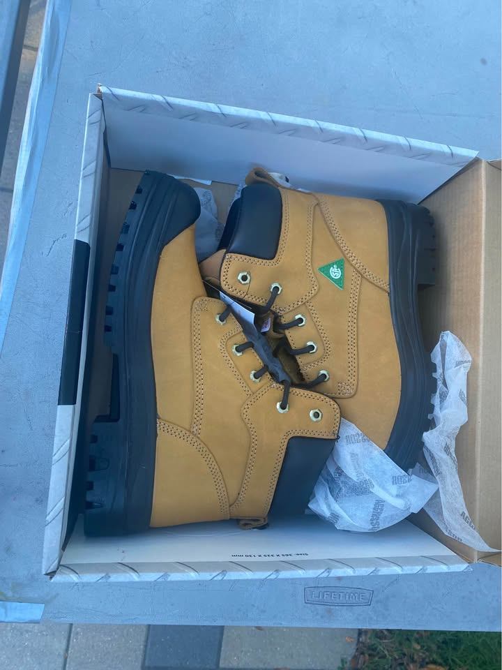 Steel toed boots mens aggressor (size 9.5) - photo 2