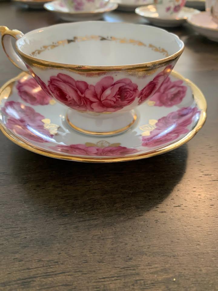 Vintage Shafford Teacup and Saucer Set