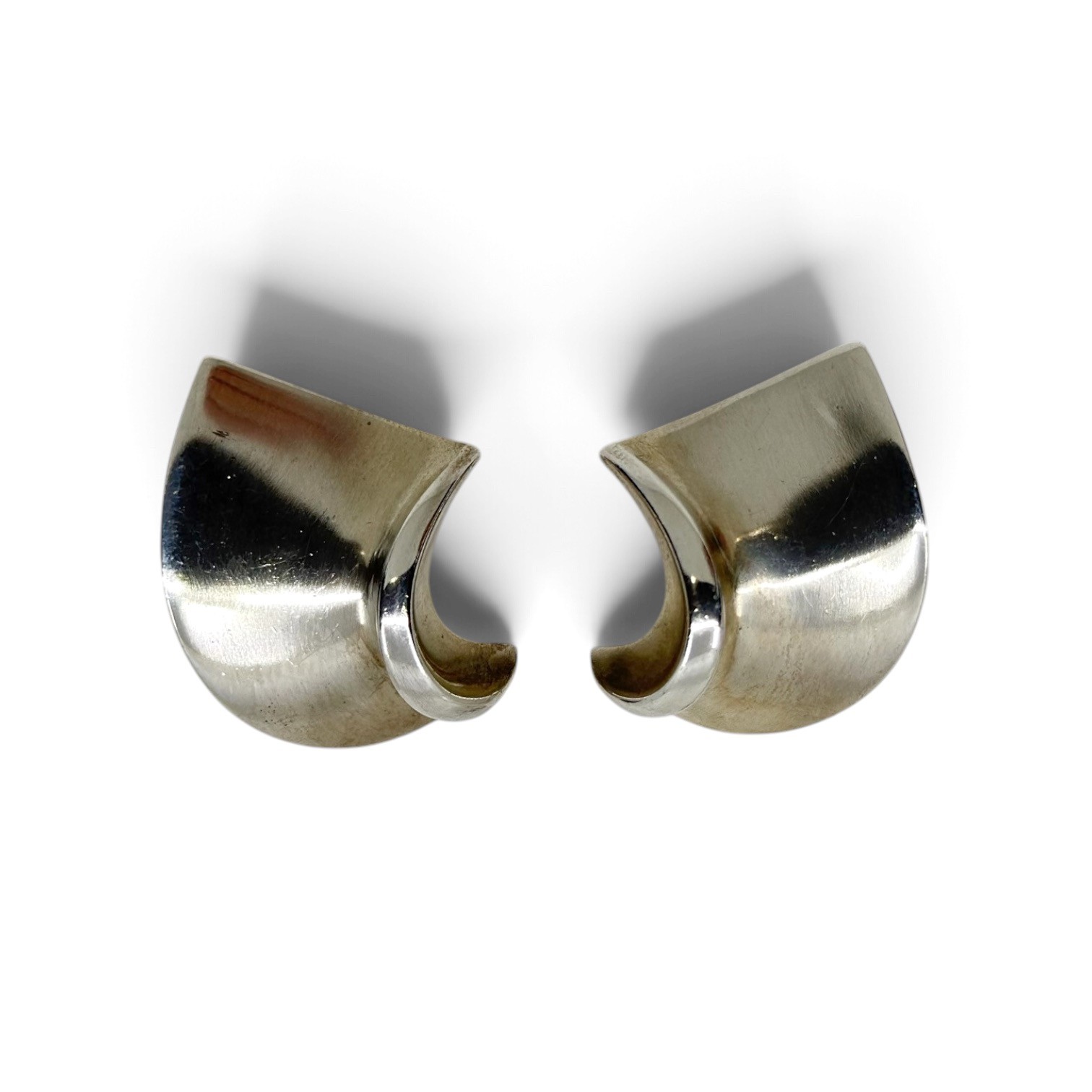 Hans Hansen for Georg Jensen sterling silver earrings #368 - photo 4