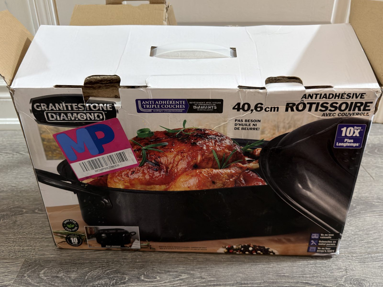Granitestone Diamond non stick 16" Roaster Pan