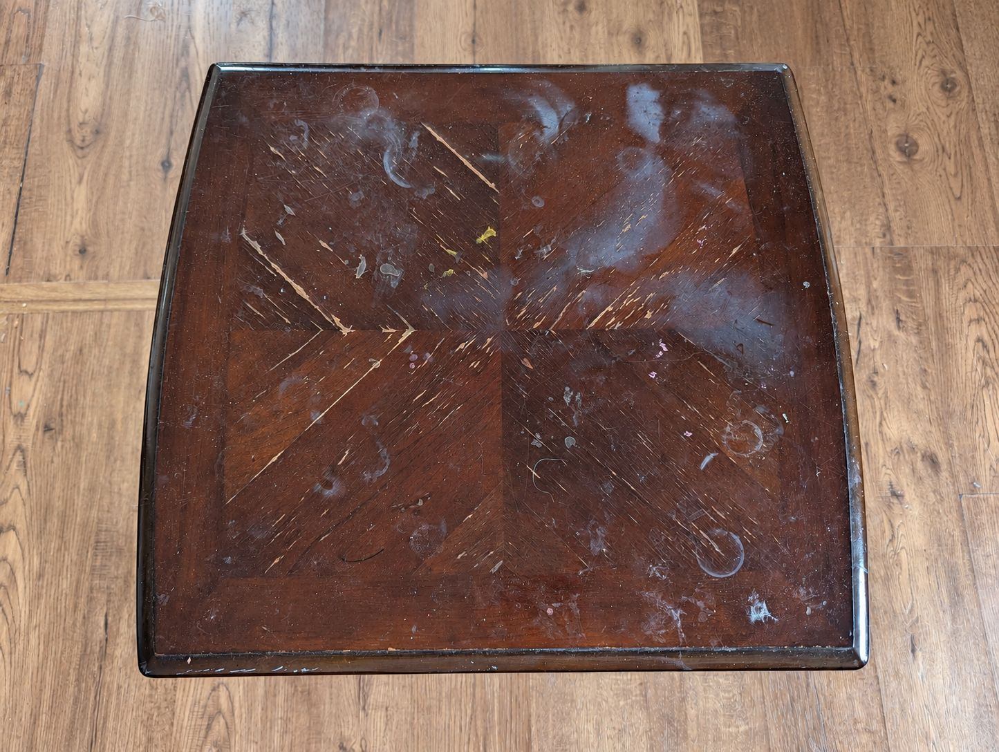 Moving Sale – Dark Brown Wooden Side Table (fit 64) - photo 2
