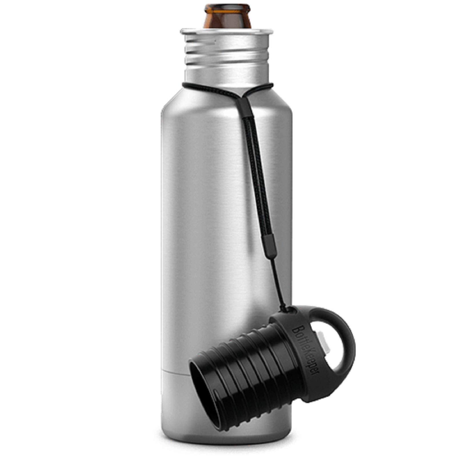 BottleKeeper Standard 2.0 Beer Bottle Insulator - Silver - photo 2
